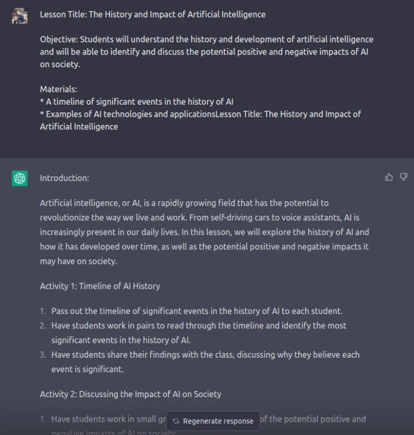 ChatGPT act as a teacher - Best Things You Can Do With ChatGPT In 2023