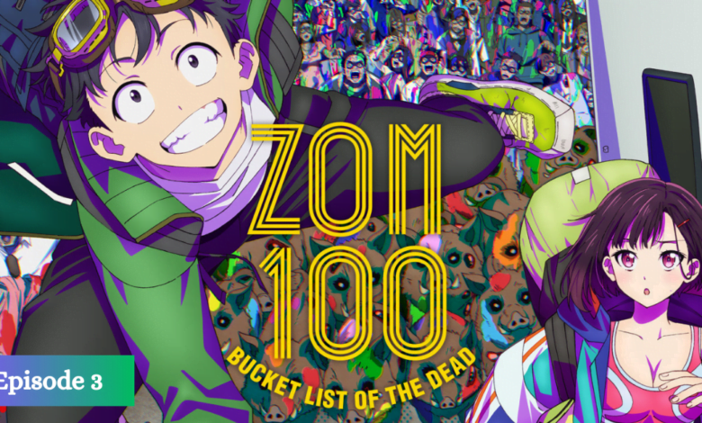 Zom 100: Zombie ni Naru made ni Shitai 100 no Koto Episode 3 English Subbed